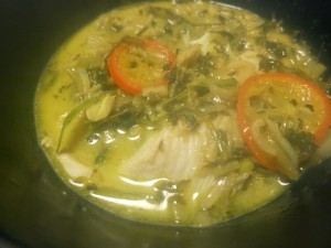 Thai Coconut Soup with Black Cod