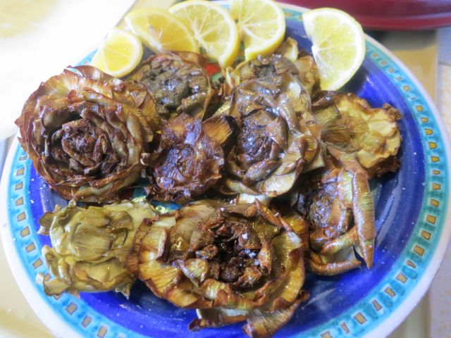 Fried Baby Artichokes