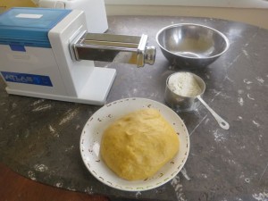 making fresh pasta