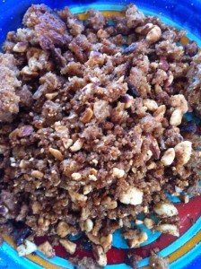 making romesco sauce