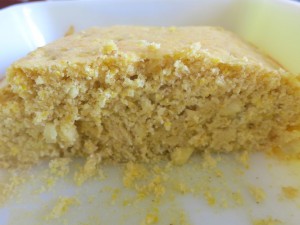 cornbread slice