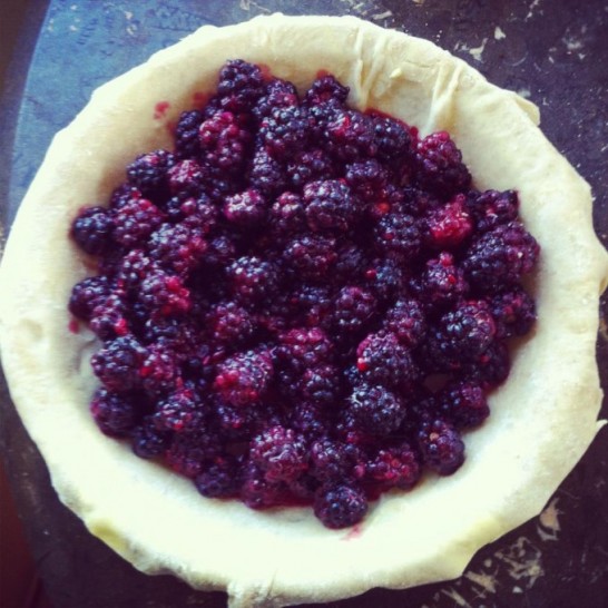 Uncooked Berry Pie