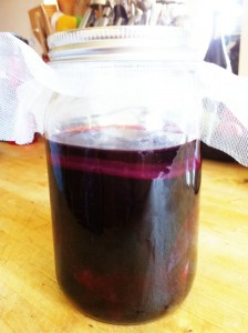 live vinegar after two weeks