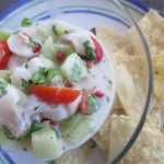 Black Cod Ceviche with Coconut Milk