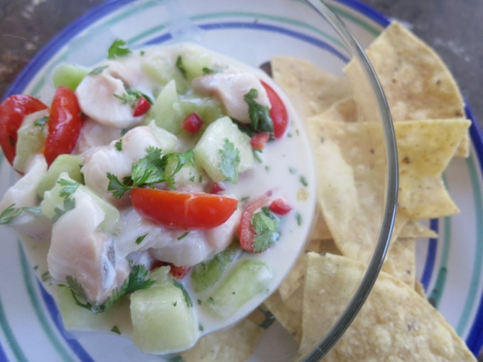 Black Cod Ceviche with Coconut Milk