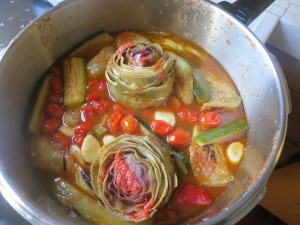 pressure cooked summer meal