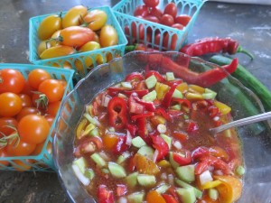 Early Fall Chopped Gazpacho 2