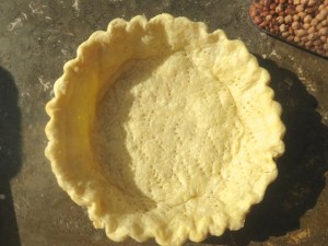 ready to go blind baked pie shell