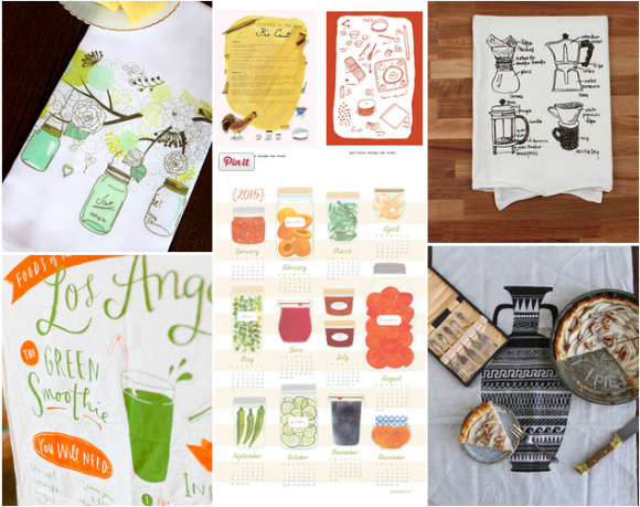 Round up of good kitchen towels for gifts