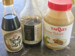Japanese Sesame Dip Ingredients
