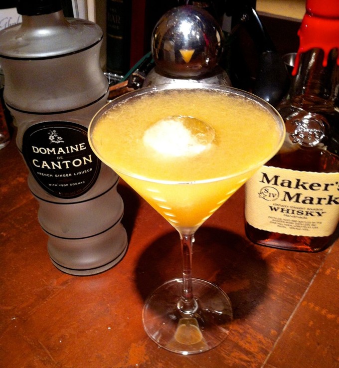 Brigit's Ginger Gold Rush Cocktail