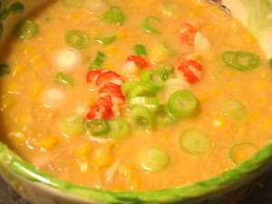 Spicy Corn Coconut Soup