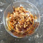 Daughter's Granola with yogurt and Muddy Pond Sorghum
