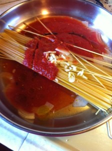 one pot pasta raw