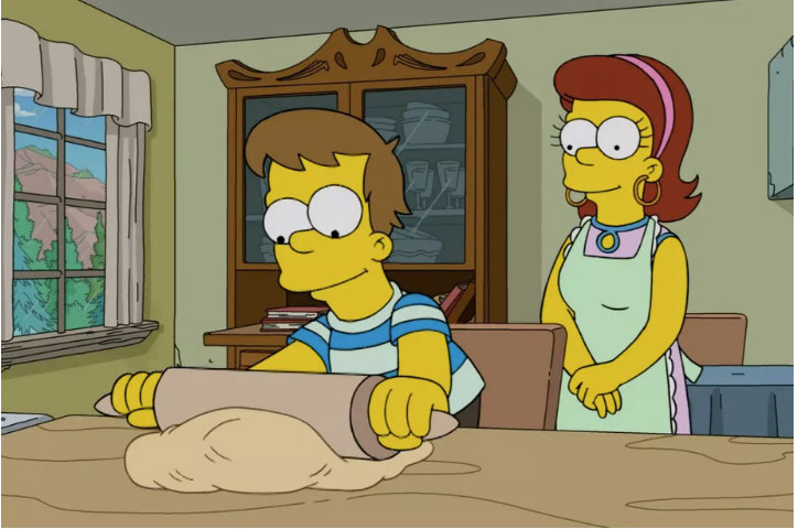 Evan Kleiman's pie recipe as featured on the tv show The Simpsons