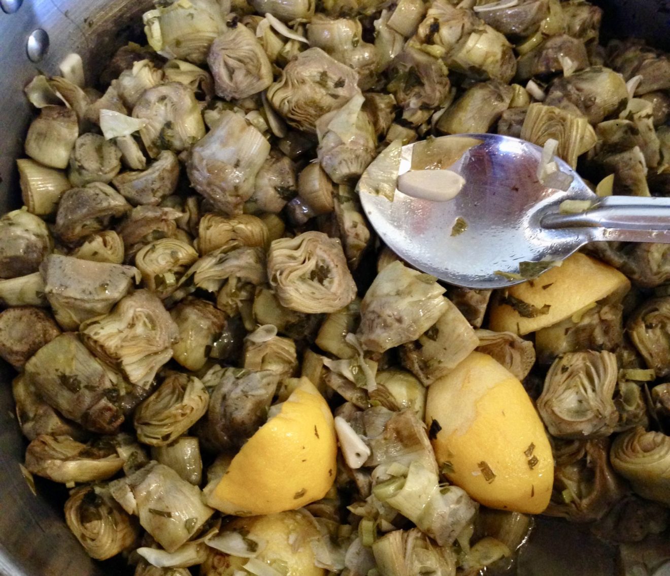 Baby Artichokes with Herbs